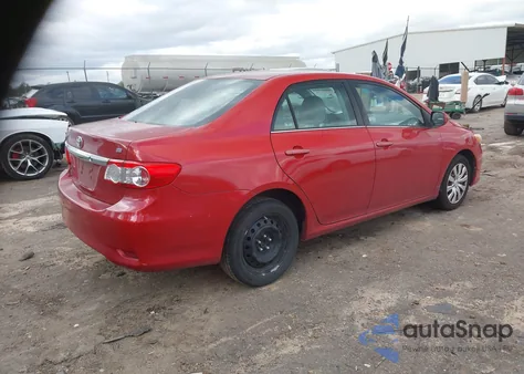 2013 Toyota Corolla Le z USA, uszkodzony, nr VIN 5YFBU4EE4DP094033